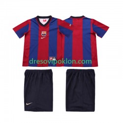 FC Barcelona Retro Dres Domaći 1998 1999 Kratkih Rukava ,Dječji Komplet