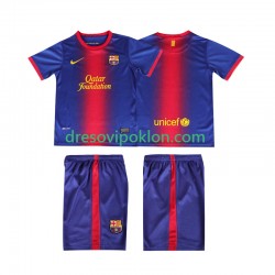 FC Barcelona 2012 2013 Retro Dres Domaći Kratkih Rukava ,Dječji Komplet