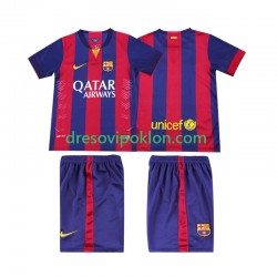 FC Barcelona 2014 2015 Retro Dres Domaći Kratkih Rukava ,Dječji Komplet