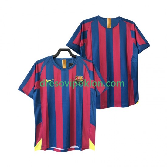 FC Barcelona 2005 Retro Dres Domaći 2006 Kratkih Rukava ,Muški