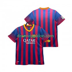 FC Barcelona 2013 2014 Retro Dres Domaći Kratkih Rukava ,Muški