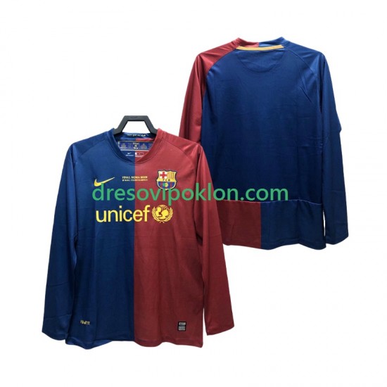 FC Barcelona Champions League 2009 Retro Dres Domaći 2008 Dugim Rukavima ,Muški
