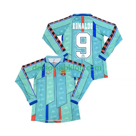 FC Barcelona Ronaldo 9 1996 1997 Retro Dres Gostujući Dugim Rukavima ,Muški