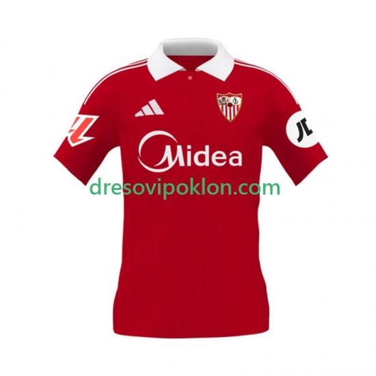 Sevilla FC Dres Gostujući 2025-2026 Kratkih Rukava ,Muški
