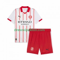 Girona Dres Domaći 2025-2026 Kratkih Rukava ,Dječji Komplet