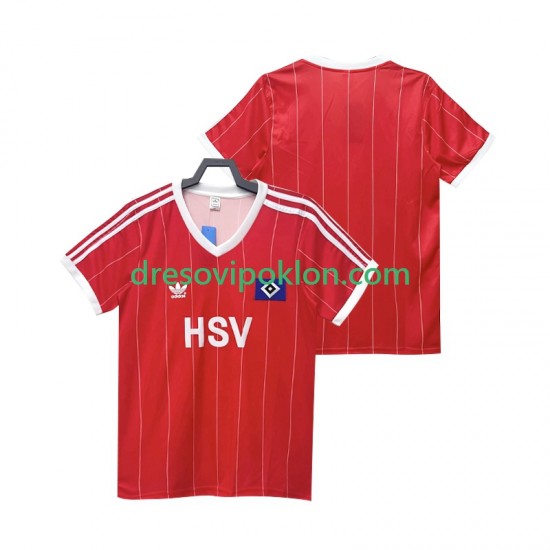 Hamburger SV 1983 1984 Retro Dres Gostujući Kratkih Rukava ,Muški