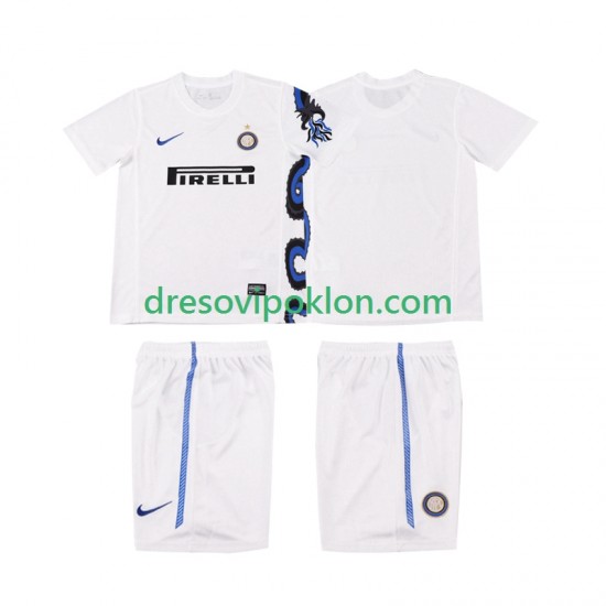Inter Milan Retro Dres Gostujući 2011 2010 Kratkih Rukava ,Dječji Komplet