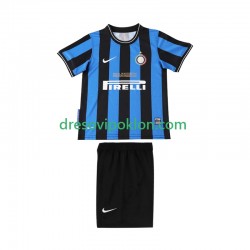Inter Milan 2009 Retro Dres Domaći 2010 Kratkih Rukava ,Dječji Komplet