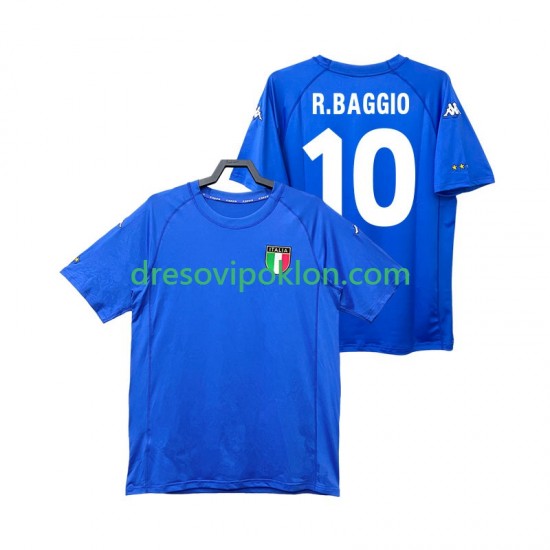 Italija Roberto Baggio 10 2000 Retro Dres Domaći Kratkih Rukava ,Muški