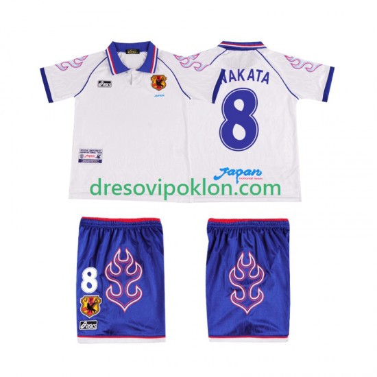 Japan NAKATA 8 Retro Dres Gostujući 1998 Kratkih Rukava ,Dječji Komplet