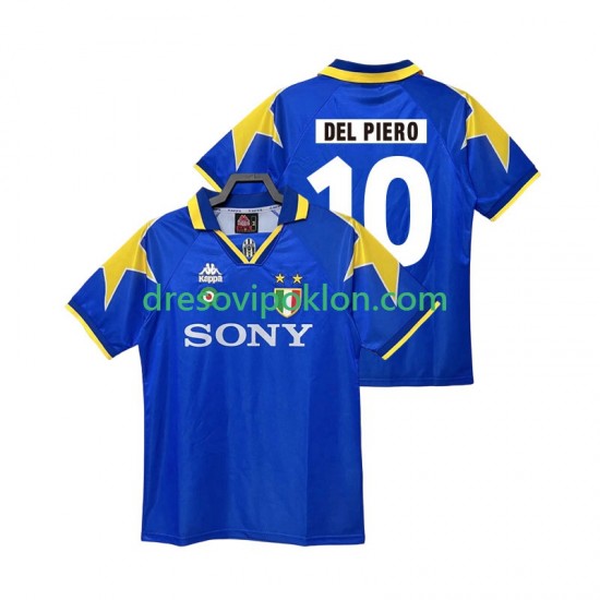 Juventus DEL PIERO 10 1995 1996 Retro Dres Gostujući Kratkih Rukava ,Muški