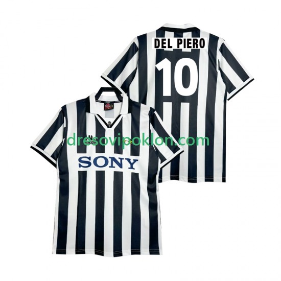 Juventus DEL PIERO 10 1995 1996 Retro Dres Domaći Kratkih Rukava ,Muški