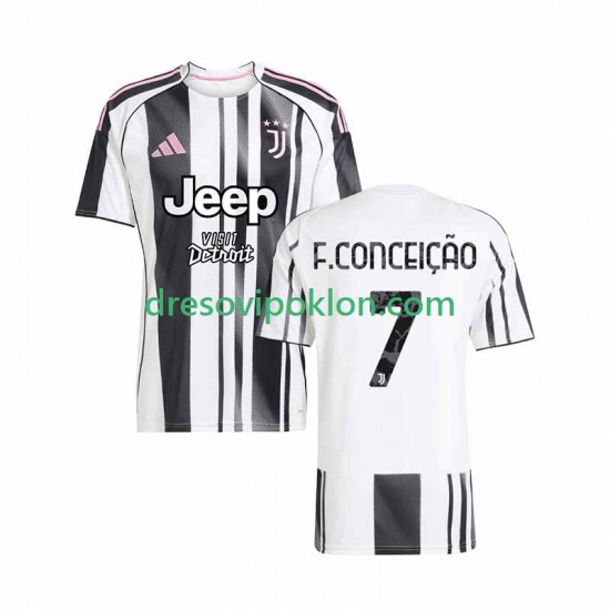 Juventus Francisco Conceicao 7 Dres Domaći 2025-2026 Kratkih Rukava ,Muški