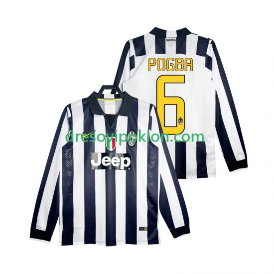 Juventus Pogba 6 2014 2015 Retro Dres Domaći Dugim Rukavima ,Muški