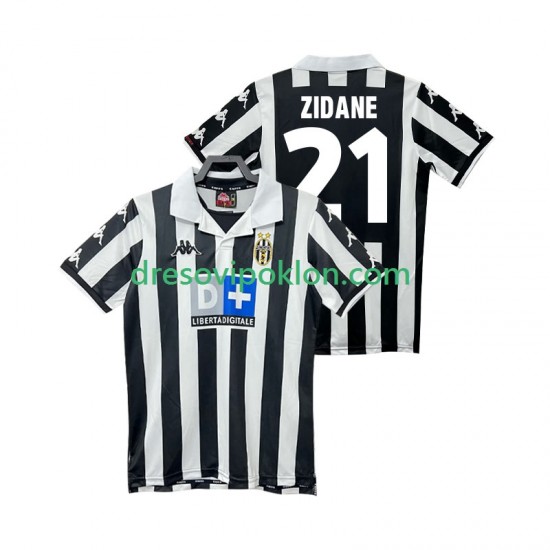 Juventus ZIDANE 21 2000 Retro Dres Domaći 1999 Kratkih Rukava ,Muški