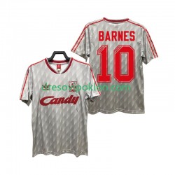 Liverpool BARNES 10 1989 1991 Retro Dres Gostujući Kratkih Rukava ,Muški