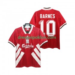 Liverpool BARNES 10 1993 1995 Retro Dres Domaći Kratkih Rukava ,Muški