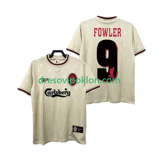 Liverpool FOWLER 9 1996 1997 Retro Dres Gostujući Kratkih Rukava ,Muški