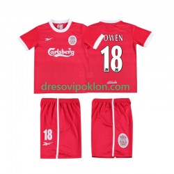 Liverpool OWEN 18 LWP 1997 Retro Dres Domaći 1998 Kratkih Rukava ,Dječji Komplet