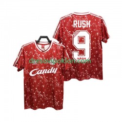 Liverpool Rush 9 1989 1991 Retro Dres Domaći Kratkih Rukava ,Muški