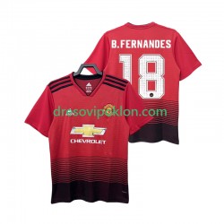 Manchester United B.FERNANDES 18 2018 2019 Retro Dres Domaći Kratkih Rukava ,Muški