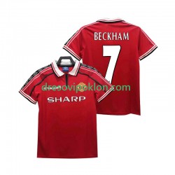 Manchester United BECKHAM 7 Retro Dres Domaći 1998 1999 Kratkih Rukava ,Muški