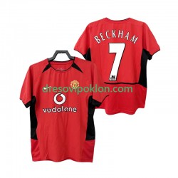 Manchester United BECKHAM 7 Retro Dres Domaći 2004 2002 Kratkih Rukava ,Muški