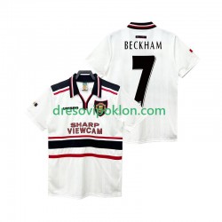 Manchester United Beckham 7 Retro Dres Gostujući 1998 1999 Kratkih Rukava ,Muški