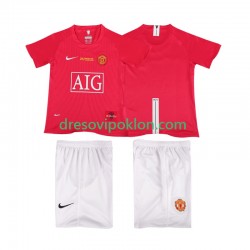 Manchester United Champions League 2007 Retro Dres Domaći 2008 Kratkih Rukava ,Dječji Komplet