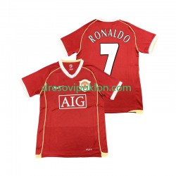 Manchester United Cristiano Ronaldo 7 2007 Retro Dres Domaći 2006 Kratkih Rukava ,Muški