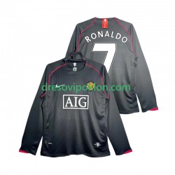 Manchester United Critstiano Ronaldo 7 2007 Retro Dres Gostujući 2008 Dugim Rukavima ,Muški