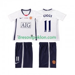 Manchester United GIGGS 11 Champions League 2009 Retro Dres Gostujući 2008 Kratkih Rukava ,Dječji Komplet