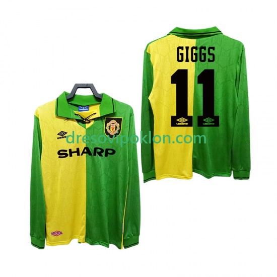 Manchester United GIGGS 11 1992 Retro Dres Gostujući 1994 Dugim Rukavima ,Muški