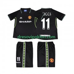 Manchester United GIGGS 11 Retro Dres Treći 1998 1999 Kratkih Rukava ,Dječji Komplet