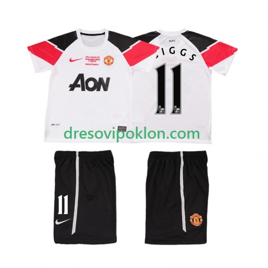 Manchester United GIGGS 11 Champions League 2012 Retro Dres Treći 2011 Kratkih Rukava ,Dječji Komplet