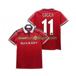 Manchester United GIGGS 11 Retro Dres Domaći 1998 1999 Kratkih Rukava ,Muški