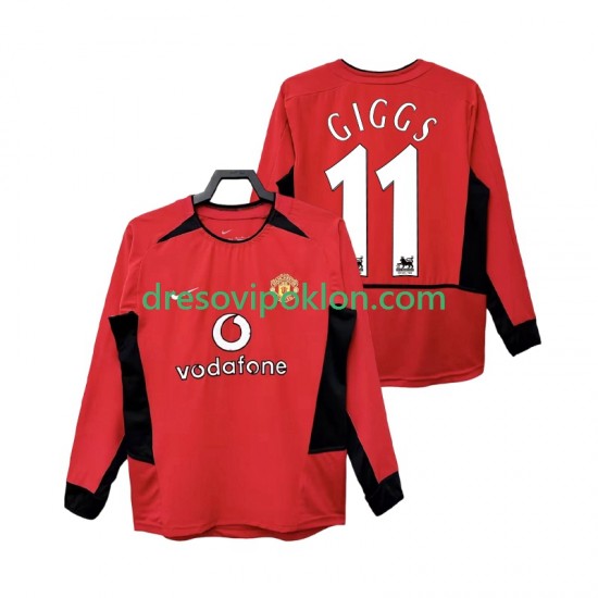 Manchester United GIGGS 11 Retro Dres Domaći 2004 2002 Dugim Rukavima ,Muški
