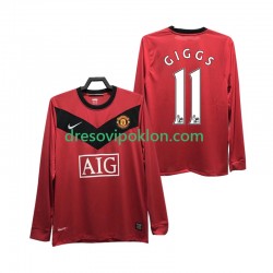 Manchester United GIGGS 11 2009 Retro Dres Domaći 2010 Dugim Rukavima ,Muški
