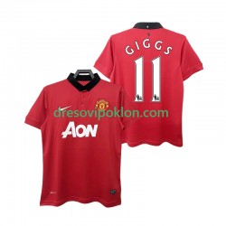 Manchester United GIGGS 11 2013 2014 Retro Dres Domaći Kratkih Rukava ,Muški