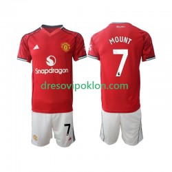 Manchester United Mason Mount 7 Dres Domaći 2025-2026 Kratkih Rukava ,Dječji Komplet
