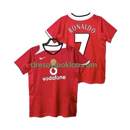 Manchester United RONALDO 7 2005 Retro Dres Domaći 2006 Kratkih Rukava ,Muški