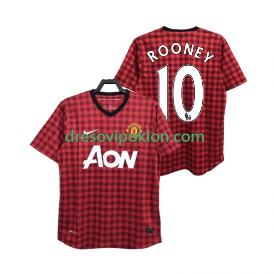 Manchester United ROONEY 10 2012 2013 Retro Dres Domaći Kratkih Rukava ,Muški