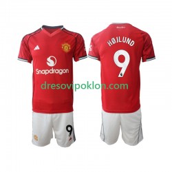 Manchester United Rasmus Hojlund 9 Dres Domaći 2025-2026 Kratkih Rukava ,Dječji Komplet