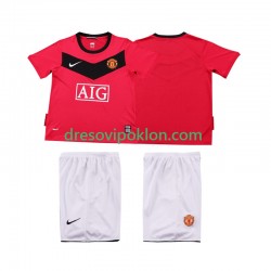 Manchester United 2009 Retro Dres Domaći 2010 Kratkih Rukava ,Dječji Komplet