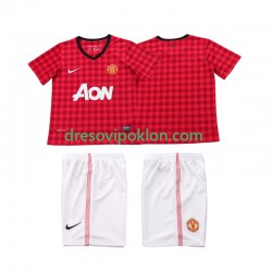 Manchester United 2012 2013 Retro Dres Domaći Kratkih Rukava ,Dječji Komplet