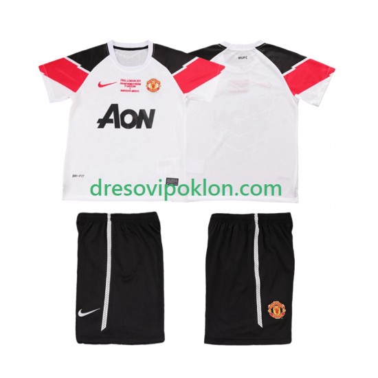 Manchester United Champions League 2012 Retro Dres Treći 2011 Kratkih Rukava ,Dječji Komplet