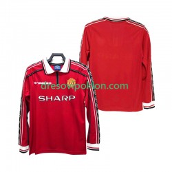 Manchester United Retro Dres Domaći 1998 1999 Dugim Rukavima ,Muški