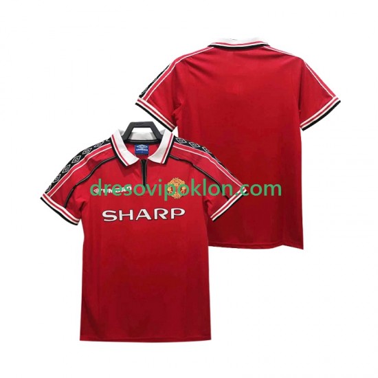 Manchester United Retro Dres Domaći 1998 1999 Kratkih Rukava ,Muški