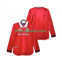 Manchester United 2000 Retro Dres Domaći 1999 Dugim Rukavima ,Muški
