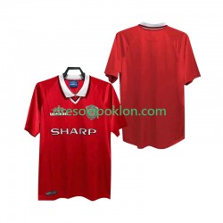 Manchester United 2000 Retro Dres Domaći 1999 Kratkih Rukava ,Muški